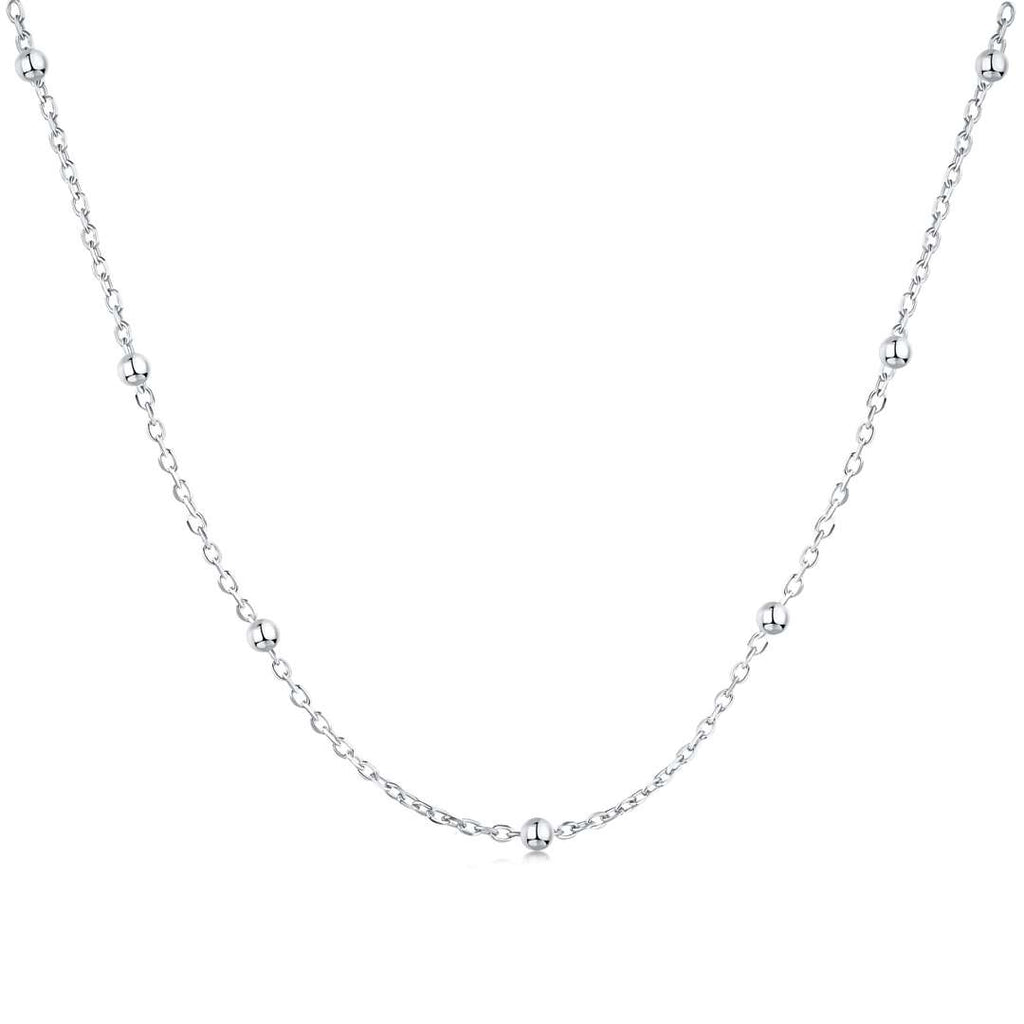 [Tonmkive Jewelry]Small Bead Clavicle Chain Simple Necklace