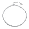 [Tonmkive Jewelry]Radiant Shinning Princess Cut Tennis Bracelet