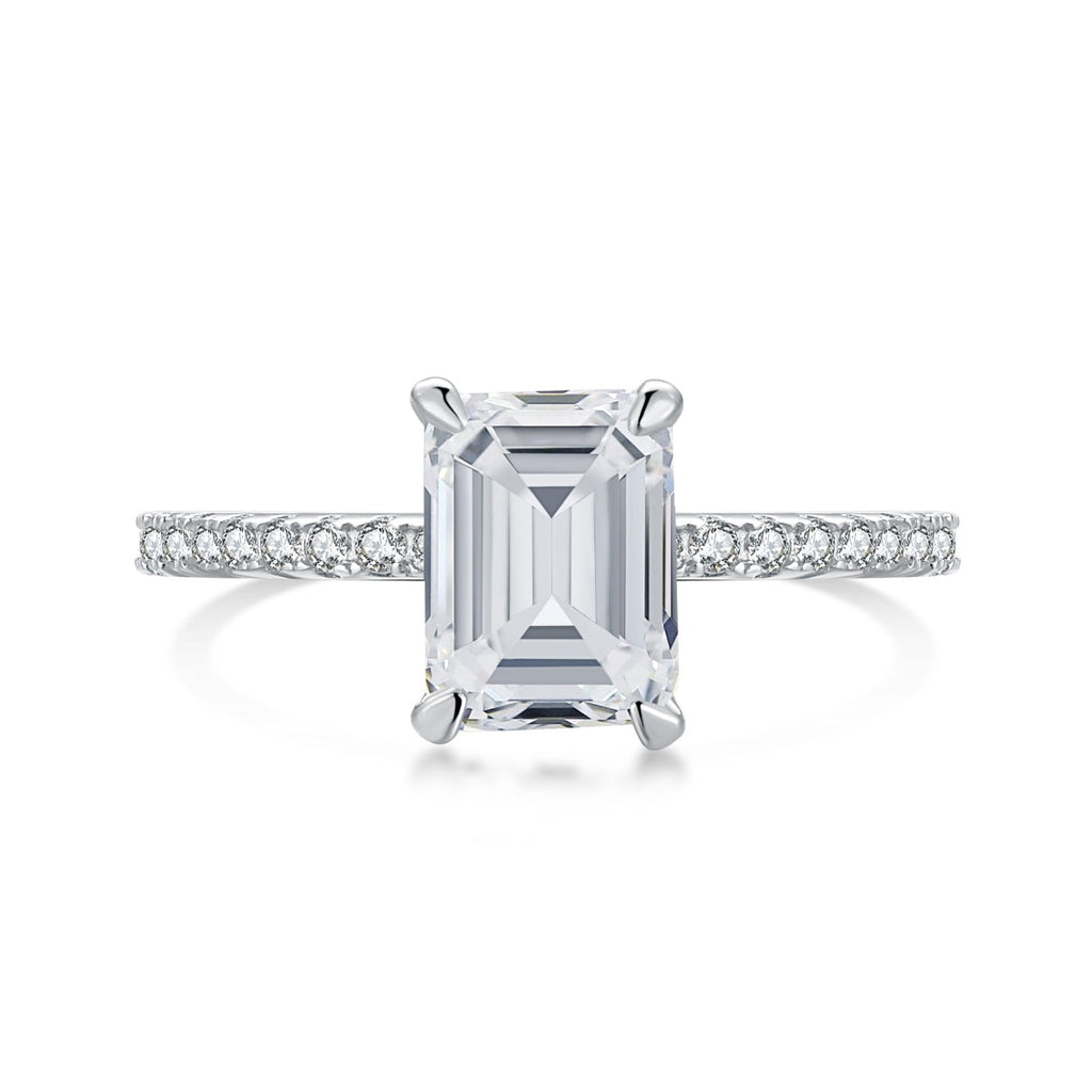 [Tonmkive Jewelry]2.0 Carat Scintillating Ornate Radiant Cut Party Ring