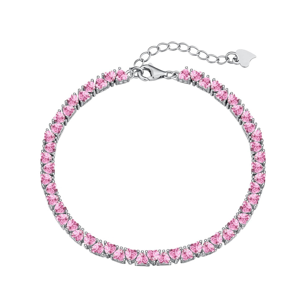 [Tonmkive Jewelry]Dazzling Romantic Heart Shape Lover Bracelet