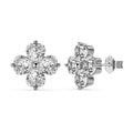 [Tonmkive Jewelry]Four-Leaf Clover Ball Earrings