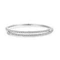 [Tonmkive Jewelry]Row of Diamonds Round Fashion Bracelet