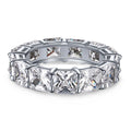 [Tonmkive Jewelry]Elegant Princess Cut Tennis Ring
